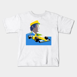 Senna "Our Hero Driver" Kids T-Shirt